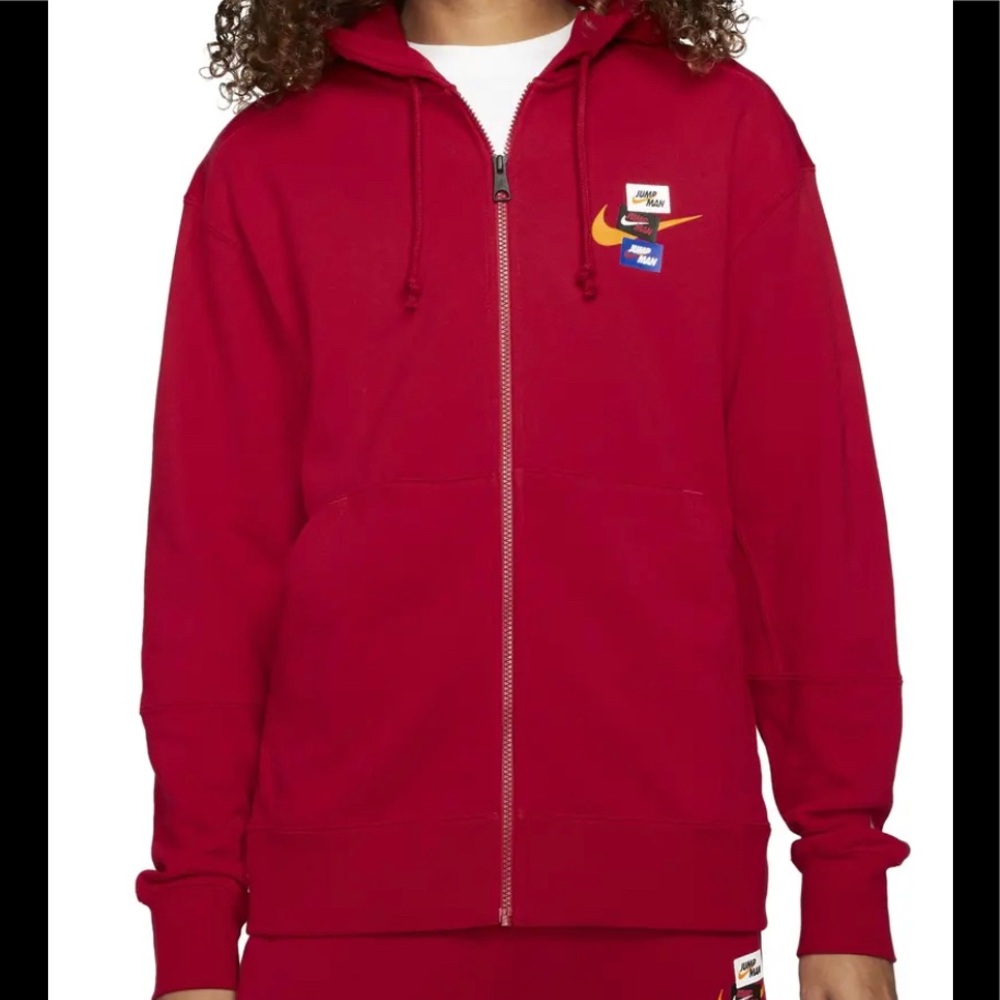 NEW Jordan Jumpman 85 Classic Logo Men’s Full Zip Hoodie Jacket Red M,L